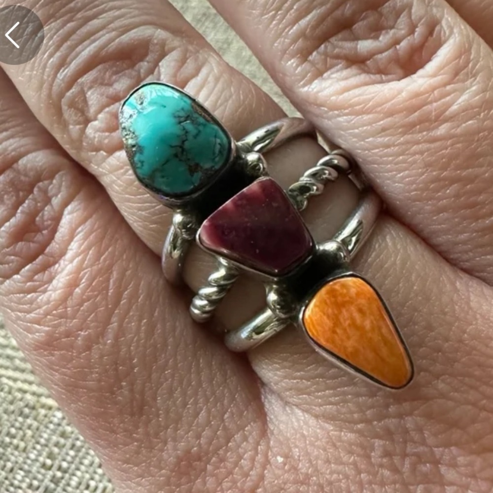 Sterling silver turquoise ring